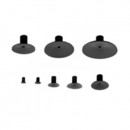 V9000K8-B-ESD Virtual Industries - Vacuum Cups Kit Of 8 Cups black Buna-N