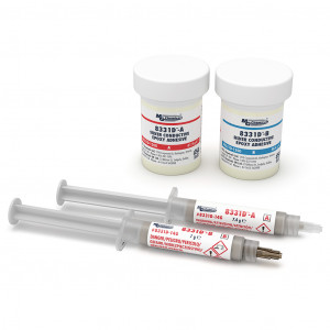 Adhesivo epoxi de plata electroconductor 8331D MG Chemicals de alta conductividad, tiempo de trabajo de 20 minutos