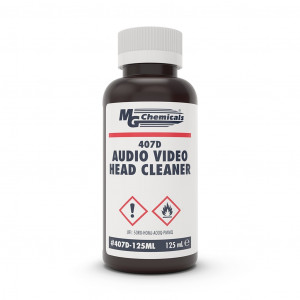 Limpiador de cabezales de audio vídeo 407D MG Chemicals
