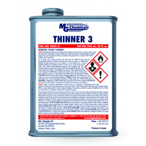 Diluyente 3 para revestimientos conformados 4353 MG Chemicals