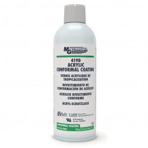 Fast Drying Acrylic Conformal Coating 419D-340G MG Chemicals spray