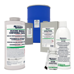 Revestimiento protector de silicona de alta temperatura para PCB Revestimiento conformado de silicona MG CHEMICALS 422B con indicador UV 