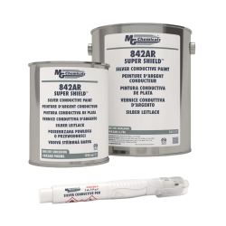 Pintura conductora (pintura protectora) con base acrílica plateada 842AR MG Chemicals 