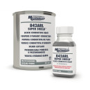 Pintura conductora (pintura protectora) con base acrílica plateada 842ARL MG Chemicals 